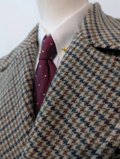 Agréable manteau polo coat en tweed