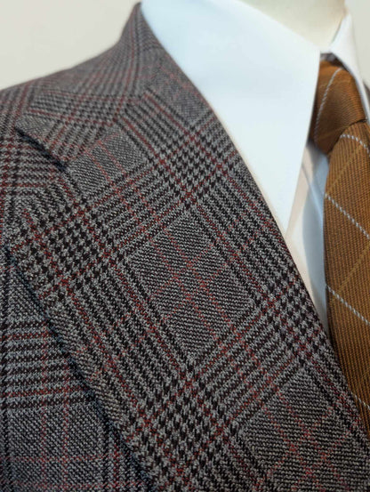 Fabuleux costume à carreaux en laine