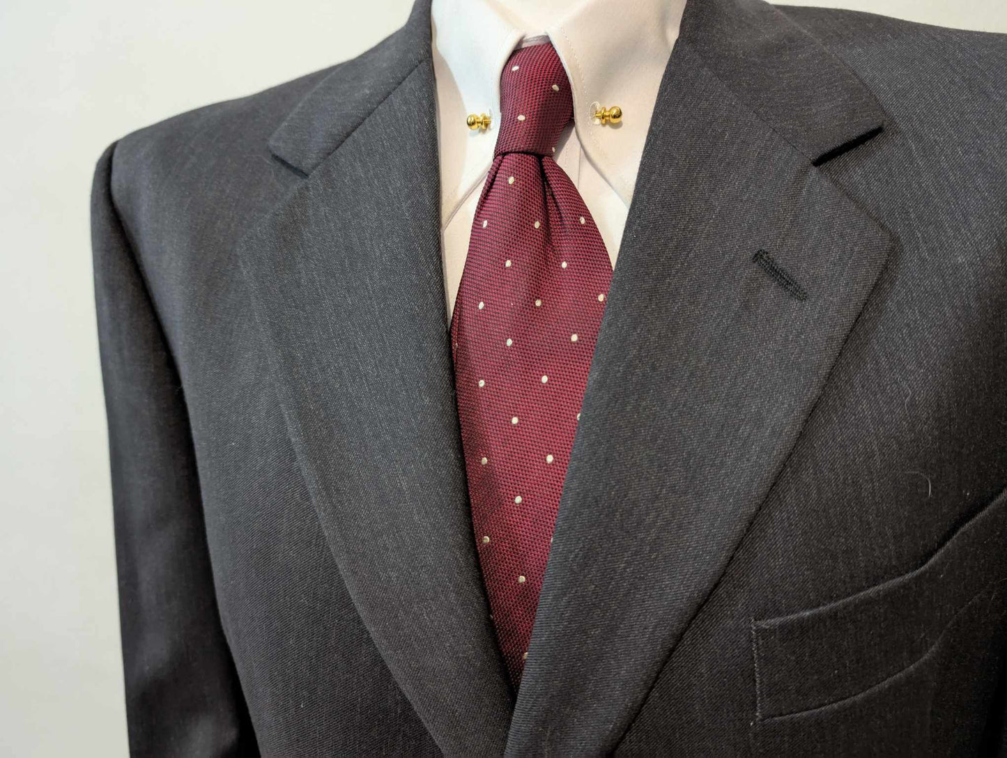 Classique costume gris en laine