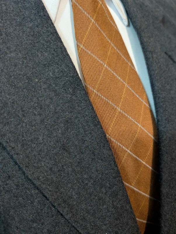 Classique veste grise en flanelle lourdes