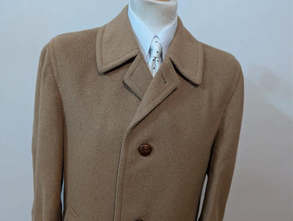Fabuleux manteau camel en laine