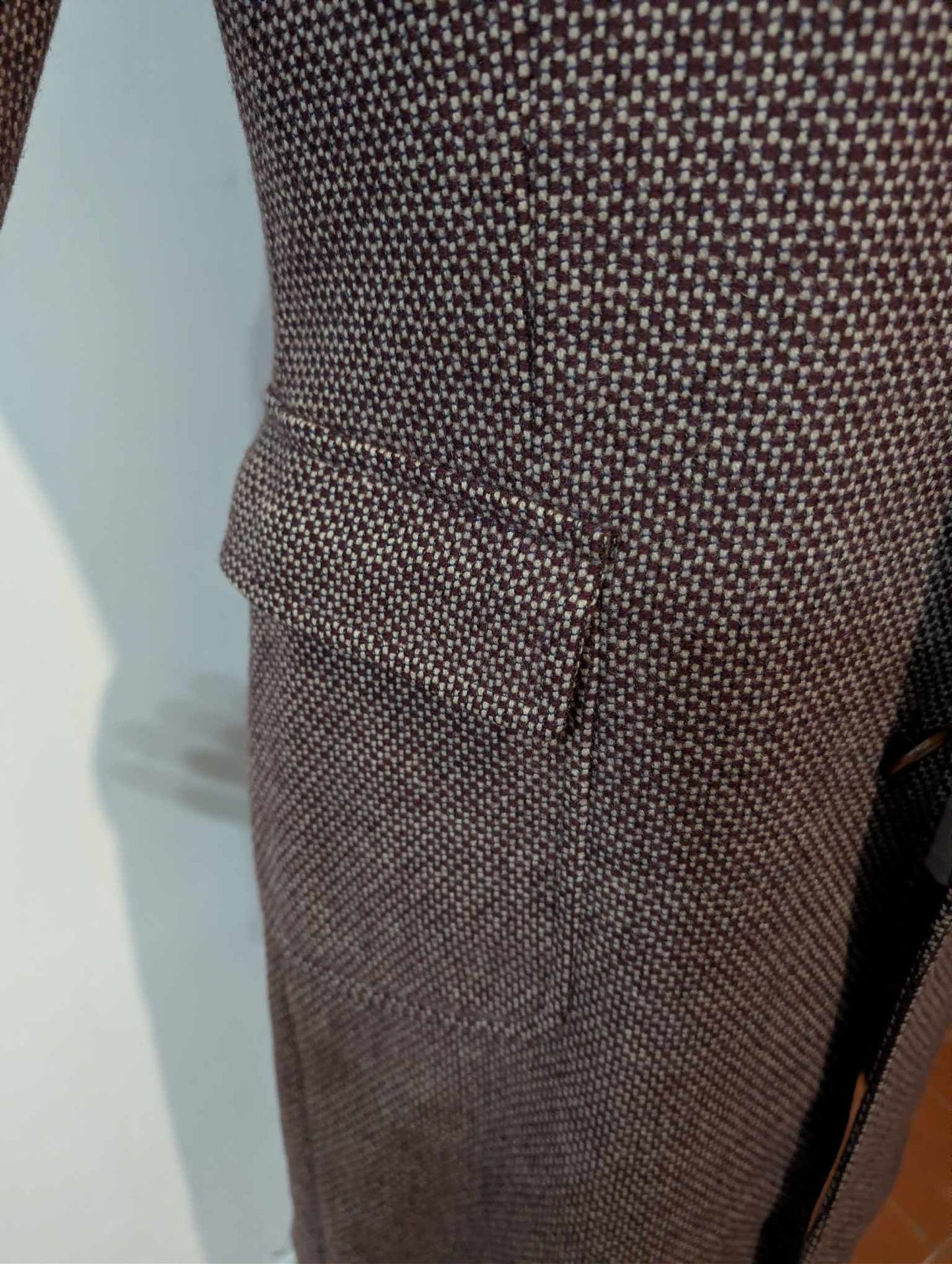 Magnifique manteau polo coat en tweed