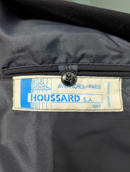 Prächtiger marineblauer Wollmantel