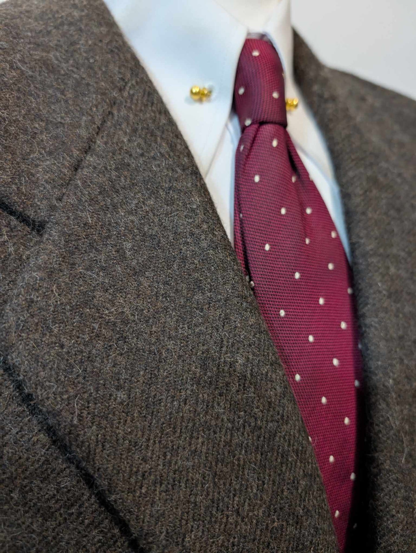 Magnifique veste marron en laine