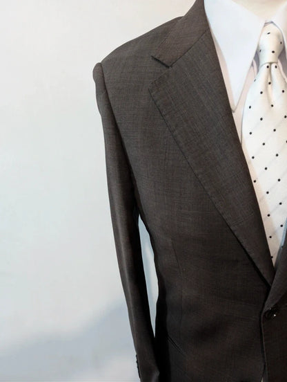 Toller brauner Wollanzug