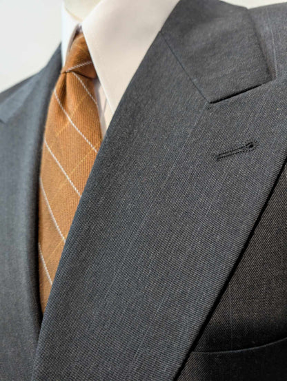 Classique costume croisé pinstripe en laine
