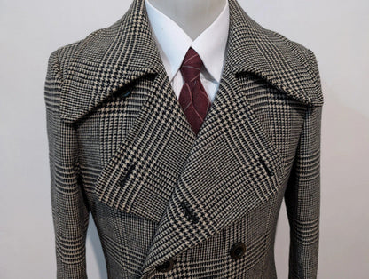 Effroyable polo coat en laine