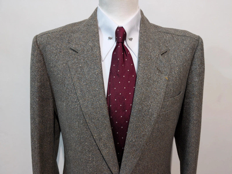 Legendary gray tweed suit