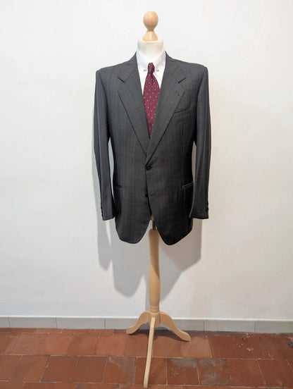 Ravissant costume a carreaux en laine légère