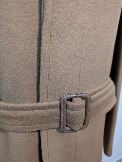 Lumineux manteau camel en laine