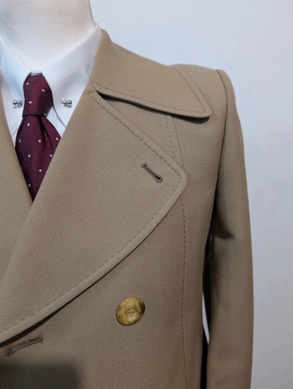 Magnifique polo coat beige en laine
