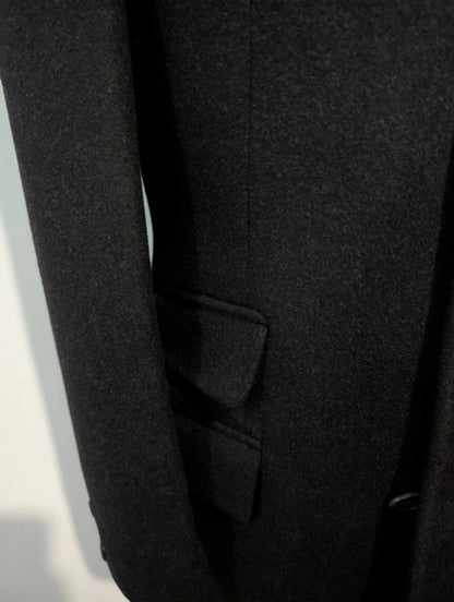 Doux manteau gris en laine