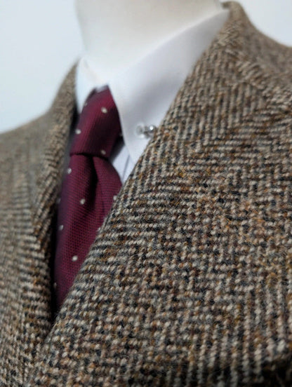 Incroyable manteau marron en tweed