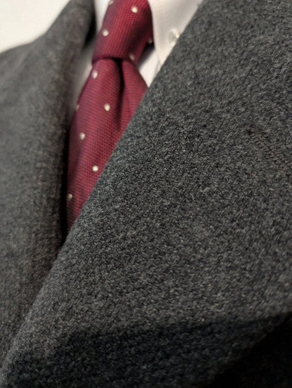 Classique manteau gris en laine