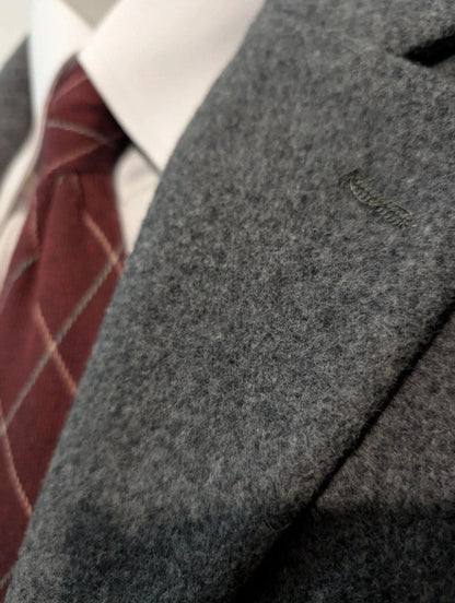 Magnifique manteau polo coat gris en laine