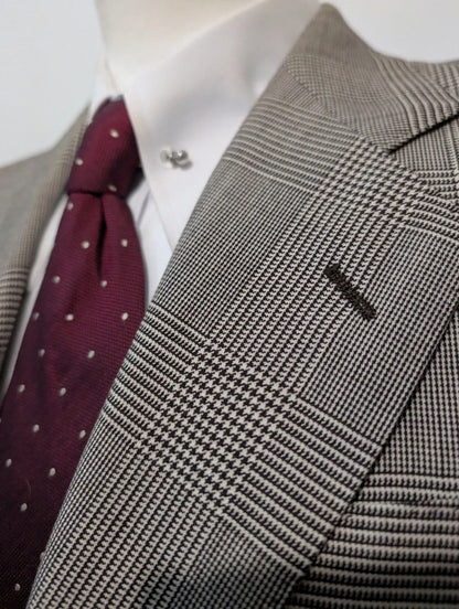 Toller grauer Anzug im Prince-of-Wales-Stil