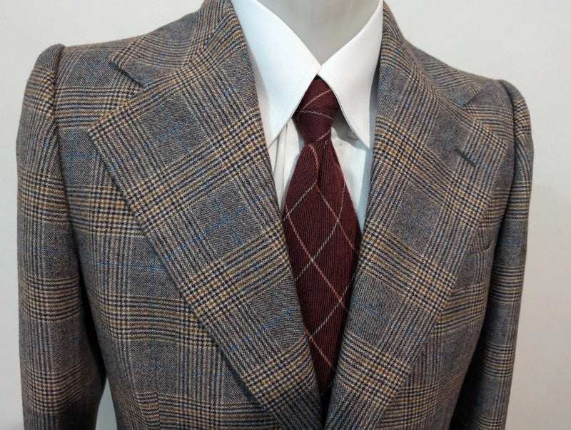 Sad Prince of Wales flannel suit