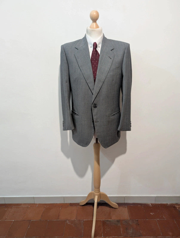 Excellent costume gris en laine légère