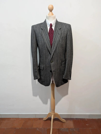 Wonderful pinstripe suit in heavy flannel