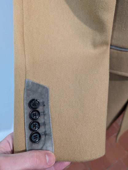 Fabuleux manteau croisé Chesterfield en laine