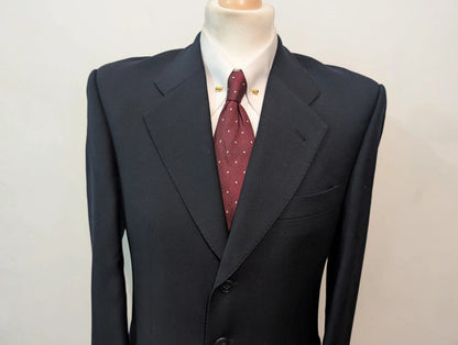 Classique veste bleu marine en laine