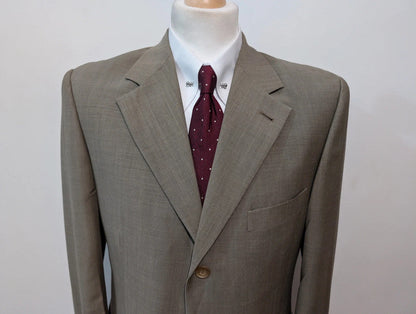 Sad gray wool suit