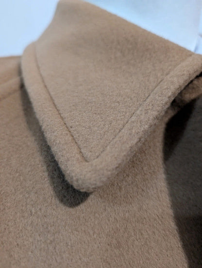 Lumineux manteau camel en laine