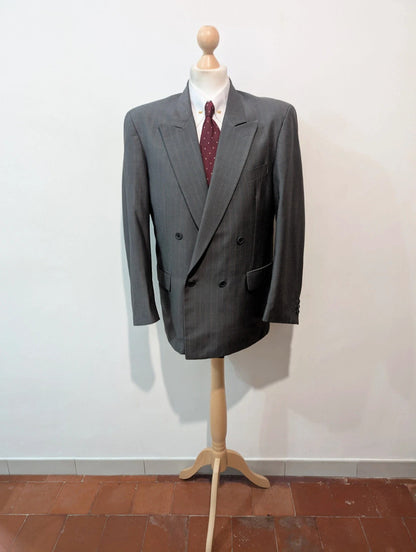 Costume croisé a rayure
