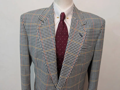 Chouette veste a carreaux en laine