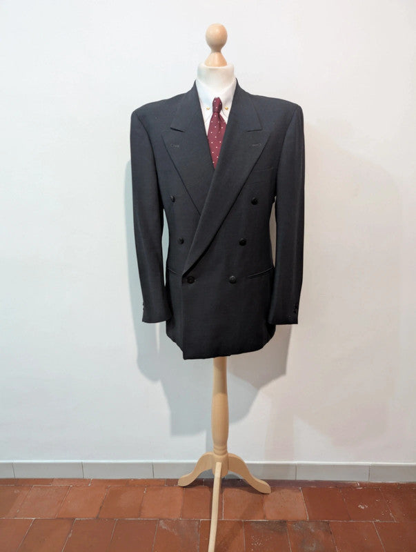Formidable costume croisé en laine
