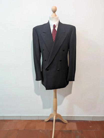 Formidable costume croisé en laine