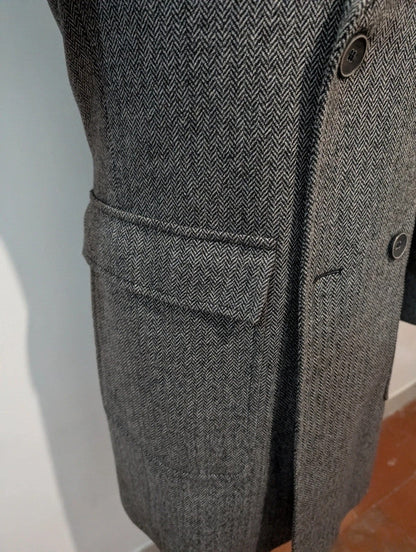 Magnifique manteau polo coat en tweed