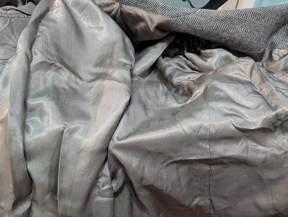 Flamboyant manteau croisé a chevron