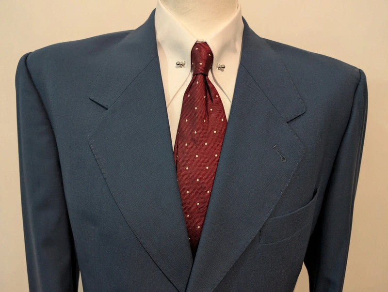 Perfect blue wool suit