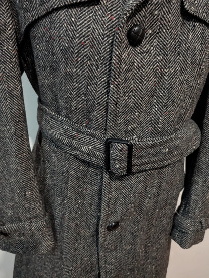 Incroyable manteau en donegale tweed