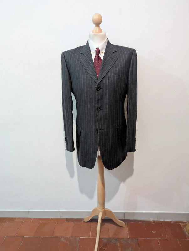 Furieux costume pinstripe en lin