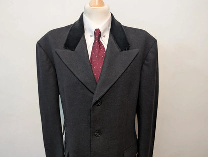 Exceptionnel manteau Chesterfield en laine