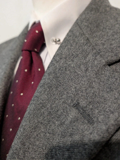 Magnifique costume gris en flanelle lourde
