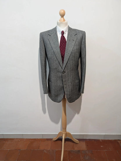 Fabuleux costume gris en tweed