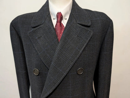 Sublime manteau en laine lourde