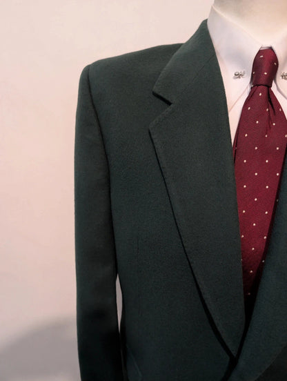 Gentille veste verte en flanelle