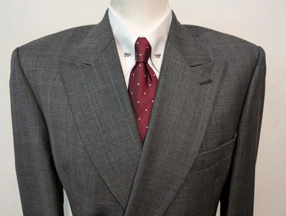 Sympathique costume croisé en laine