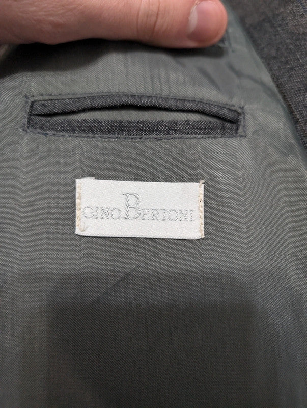 Furious grey wool double-breasted suit