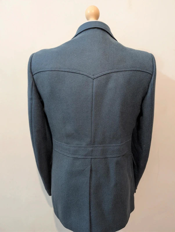 Mysterious blue tweed jacket