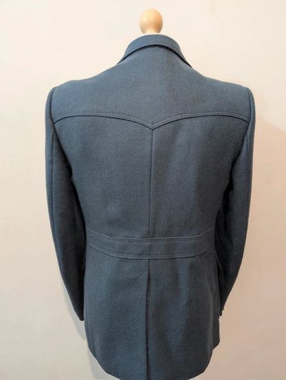 Mysterious blue tweed jacket