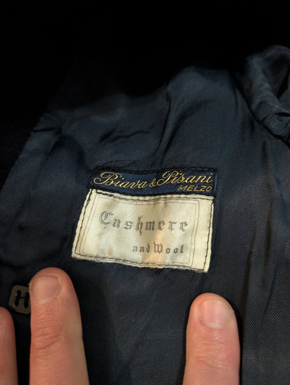 Mignon manteau croisé bleu marine