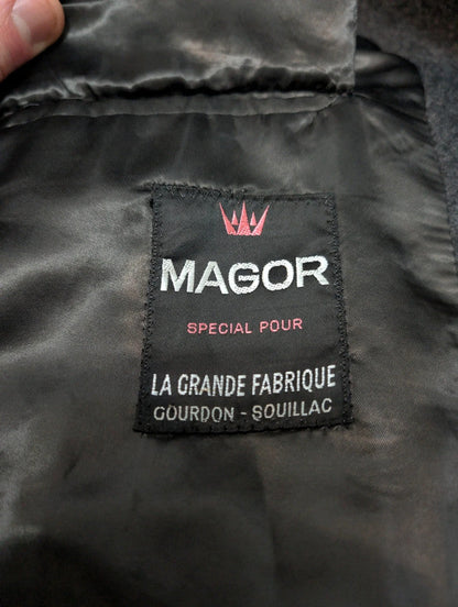 Incroyable manteau gris en laine