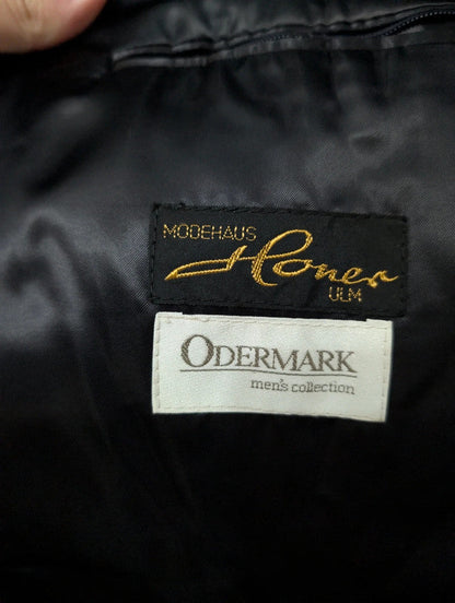 Magnifique manteau croisé bleu marine en laine