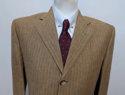Spectaculaire costume pinstripe en lin