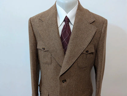 Legendäre braune Tweedjacke